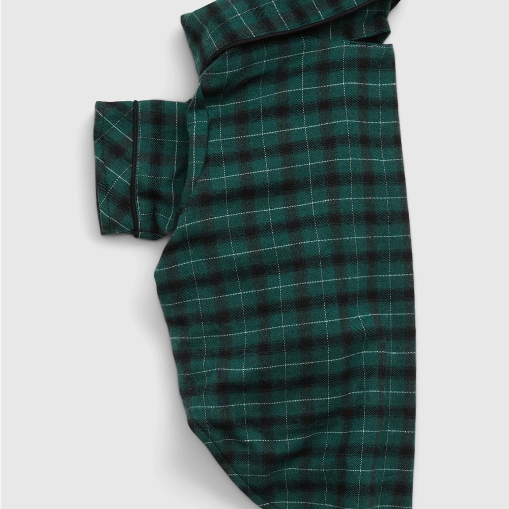 NWT Gap Green Flannel PJs for a Lucky Dog Sz.S